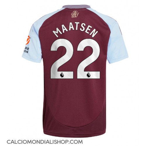 Maglie da calcio Aston Villa Ian Maatsen #22 Prima Maglia 2024-25 Manica Corta